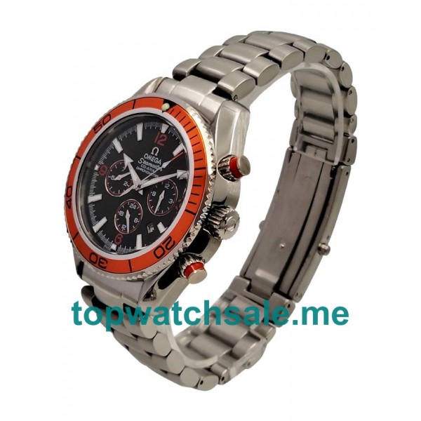 UK 43.5MM Black Dials Omega Seamaster Planet Ocean 2218.50.00 Replica Watches