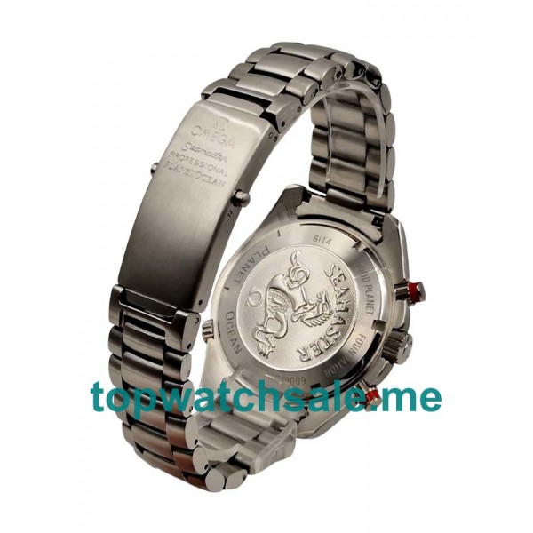 UK 43.5MM Black Dials Omega Seamaster Planet Ocean 2218.50.00 Replica Watches