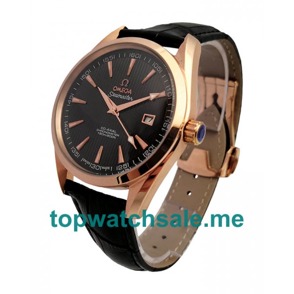 UK Best 1:1 Omega Seamaster Aqua Terra 231.53.42.21.06.002 Replica Watches With Black Dials For Men