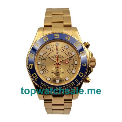 UK 44.5MM Champagne Dials Rolex Yacht-Master II 116688 Replica Watches