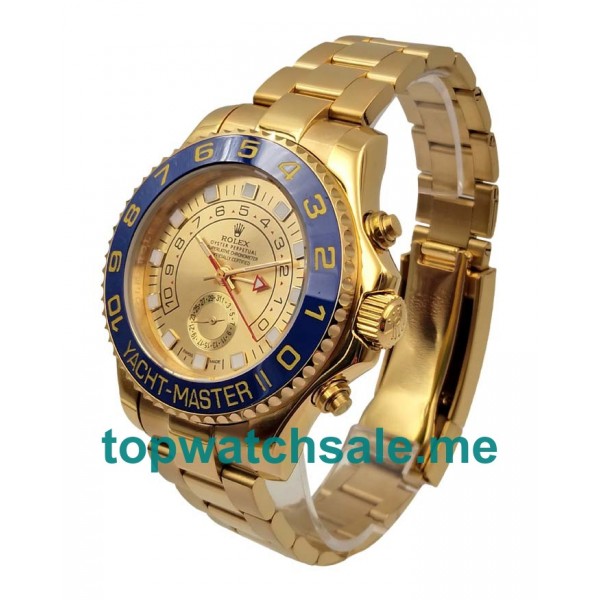 UK 44.5MM Champagne Dials Rolex Yacht-Master II 116688 Replica Watches