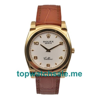 UK 36MM Gold Replica Rolex Cellini 5330 Watches