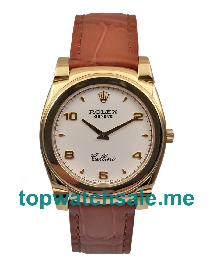 UK 36MM Gold Replica Rolex Cellini 5330 Watches