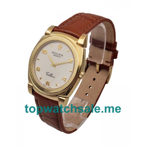 UK 36MM Gold Replica Rolex Cellini 5330 Watches