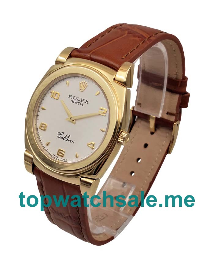 UK 36MM Gold Replica Rolex Cellini 5330 Watches