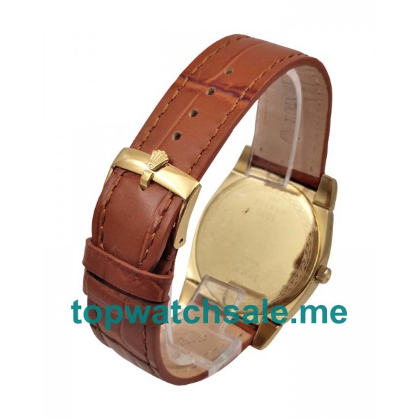 UK 36MM Gold Replica Rolex Cellini 5330 Watches