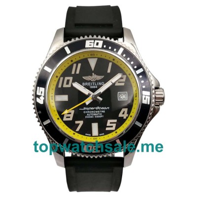 UK Cheap Breitling Superocean A1736402 Replica Watches With Black Dials For Men