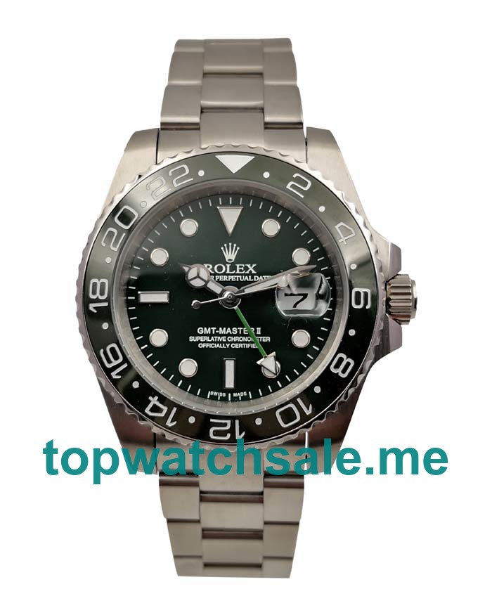 UK 40MM Black Dials Rolex GMT-Master II 116700 LN Replica Watches
