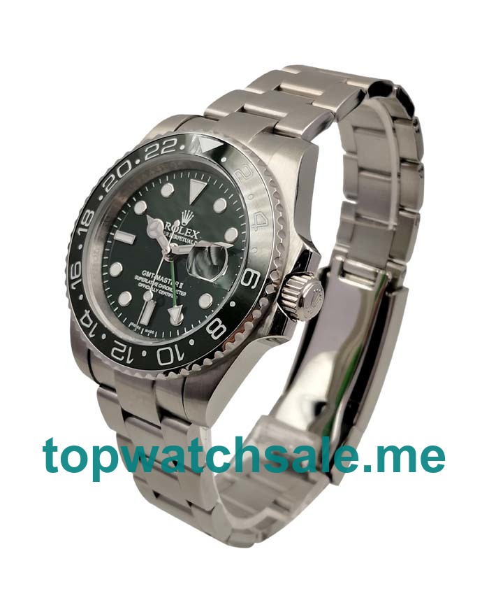 UK 40MM Black Dials Rolex GMT-Master II 116700 LN Replica Watches