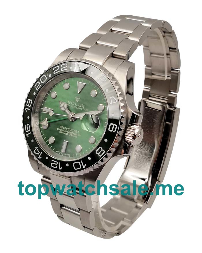 UK Swiss Movement Rolex GMT-Master II 116710 LN Replica Watches With Green Dials Online