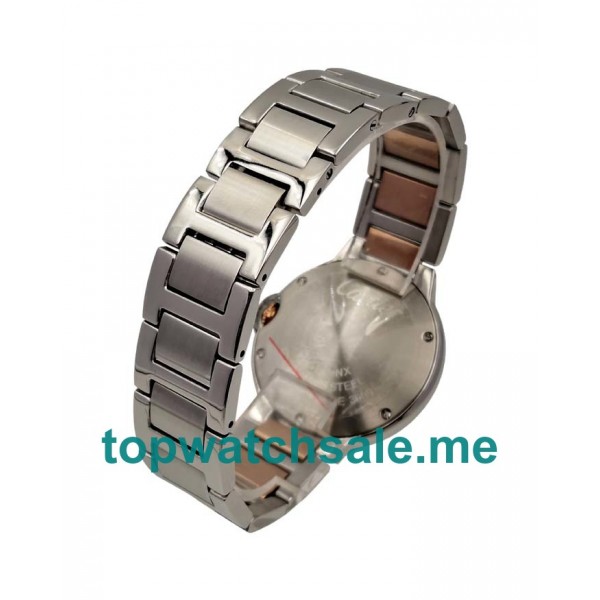 UK 36MM Silver Dials Cartier Ballon Bleu W69009Z3 Replica Watches