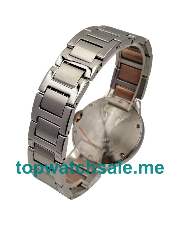 UK 36MM Silver Dials Cartier Ballon Bleu W69009Z3 Replica Watches