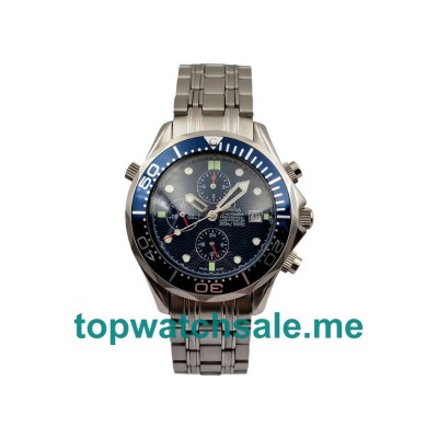 UK 42MM Blue Dials Omega Seamaster Chrono Diver 2599.80 Replica Watches