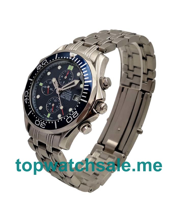 UK 42MM Blue Dials Omega Seamaster Chrono Diver 2599.80 Replica Watches