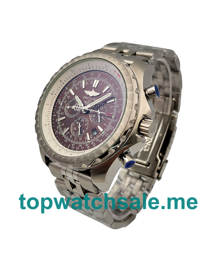 UK 47.5MM Brown Dials Breitling Bentley Motors A25362 Replica Watches