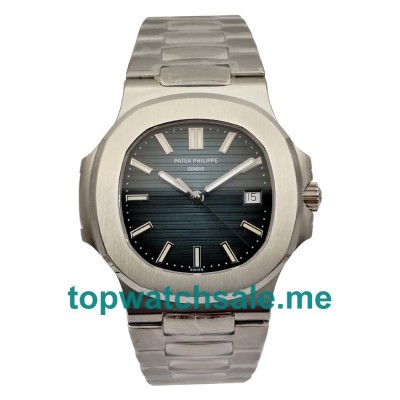 UK Swiss Made Replica Patek Philippe Nautilus 5711/1A Watches With Blue Dials For Men