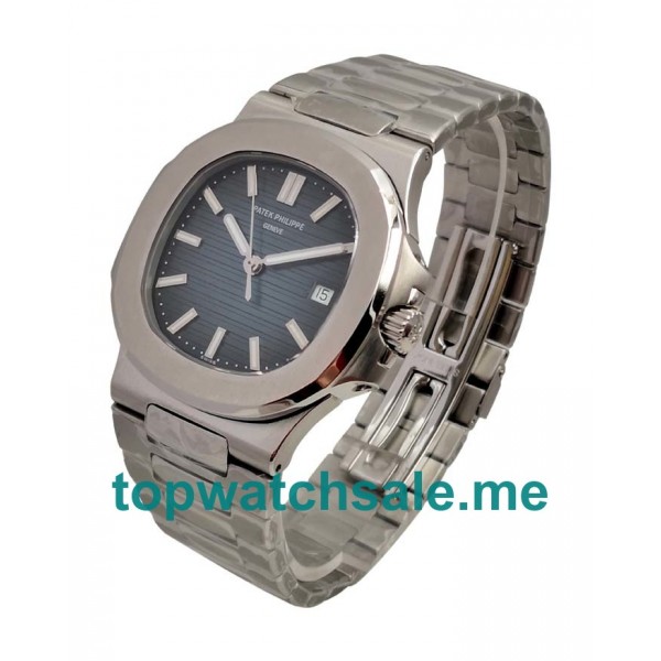 UK Swiss Made Replica Patek Philippe Nautilus 5711/1A Watches With Blue Dials For Men