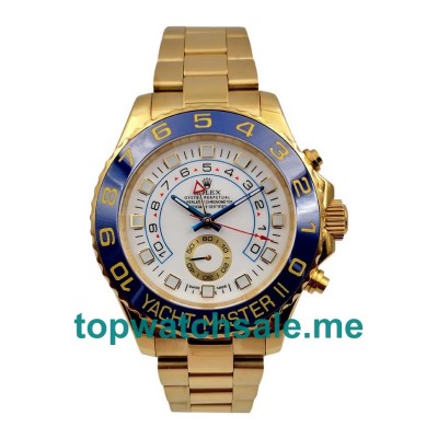 UK 44MM White Dials Rolex Yacht-Master II 116688 Replica Watches