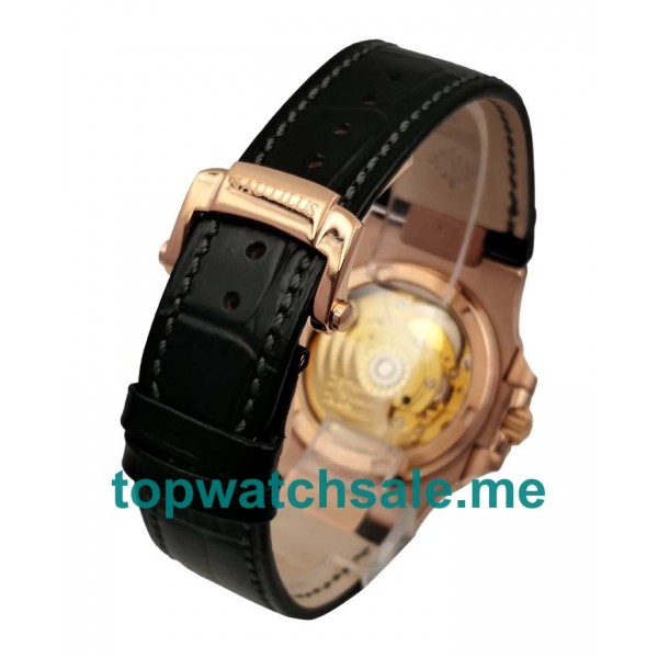 UK Best Replica Patek Philippe Nautilus 5711R Watches With Black Dials For Men
