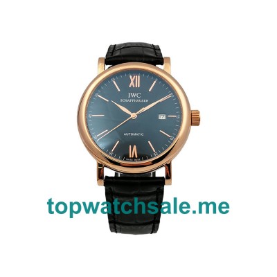 UK 41MM Red Gold IWC Portofino IW356522 Replica Watches