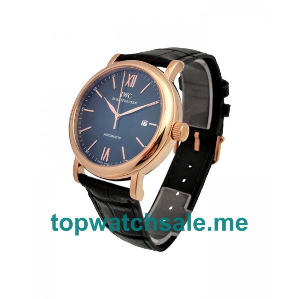 UK 41MM Red Gold IWC Portofino IW356522 Replica Watches