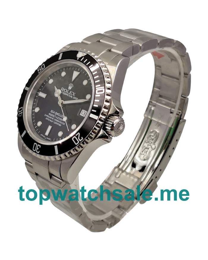 UK Perfect Replica Rolex Sea-Dweller 116600 Watches With Black Dials For Men