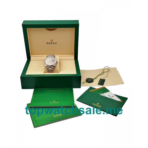 UK Swiss Made Rolex Datejust 126334 Replica Watches With Anthracite Dials For Sale