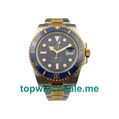 UK Swiss Movement Rolex Submariner 116613 LB JF Replica Watches With Blue Dials For Sale