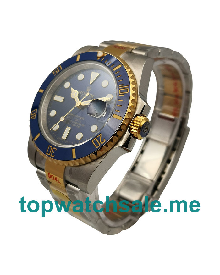UK Swiss Movement Rolex Submariner 116613 LB JF Replica Watches With Blue Dials For Sale