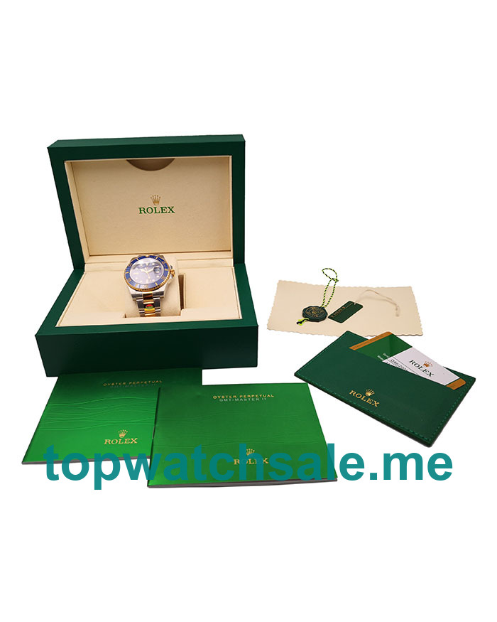 UK Swiss Movement Rolex Submariner 116613 LB JF Replica Watches With Blue Dials For Sale
