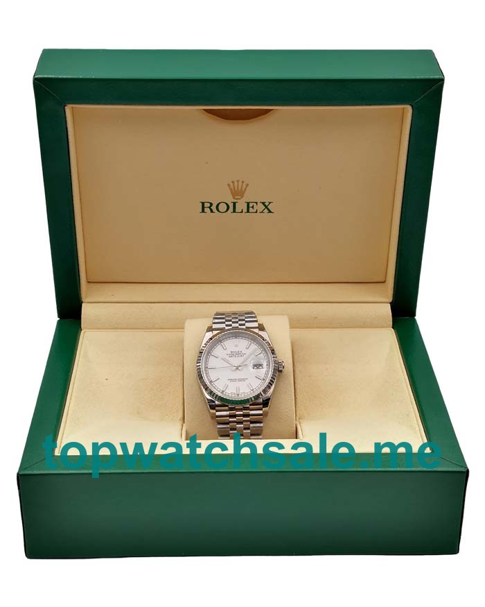 UK Best Quality Rolex Datejust 116234 Fake Watches With Silver Dials For Sale