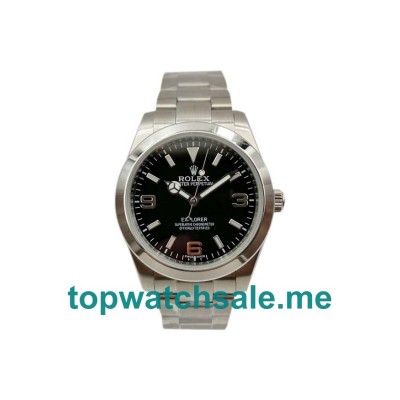 UK Perfect Replica Rolex Explorer 214270 Watches With Steel Cases For Sale
