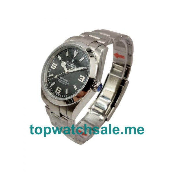 UK Perfect Replica Rolex Explorer 214270 Watches With Steel Cases For Sale