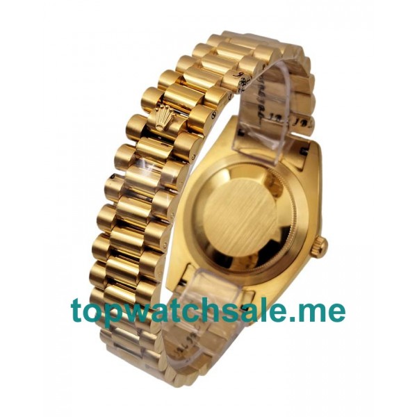 UK 41 MM Best Quality Rolex Day-Date 118348 Replica Watches With Champagne Dials For Sale