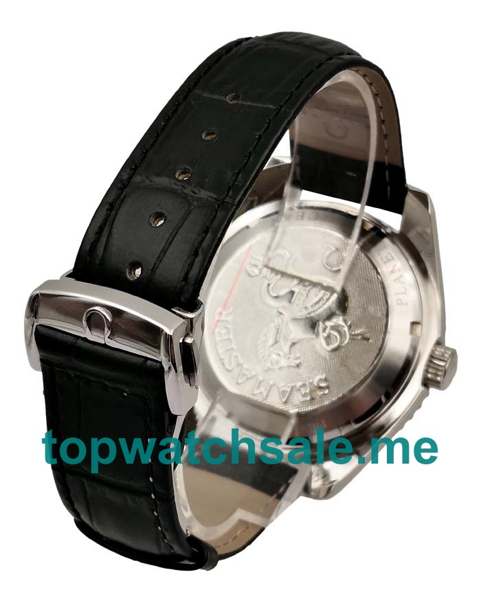 UK 44MM Black Dials Omega Seamaster Planet Ocean 215.33.44.21.01.001 Replica Watches