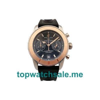 UK Best Quality Breitling Superocean Heritage U23370 Fake Watches With Black Dials Online