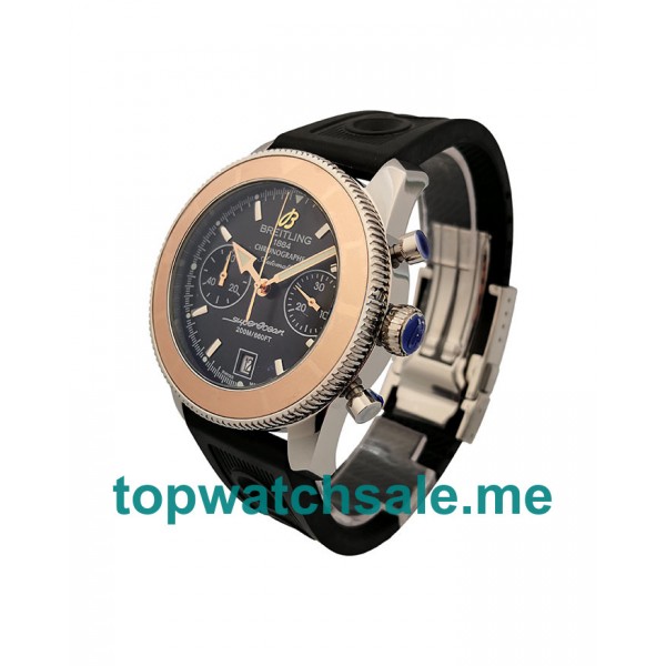 UK Best Quality Breitling Superocean Heritage U23370 Fake Watches With Black Dials Online