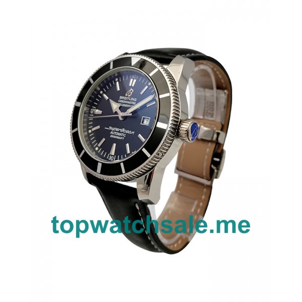 UK 46MM Black Dials Breitling Superocean Heritage A17321 Replica Watches