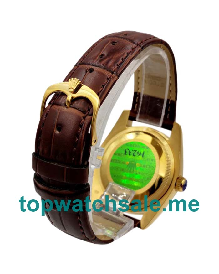 UK 36MM Champagne Dials Rolex Datejust 1503 Replica Watches