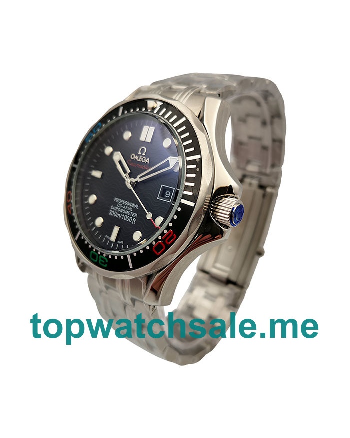 UK 43.5MM Black Dials Omega Seamaster 300 M 212.30.41.20.01.005 Replica Watches