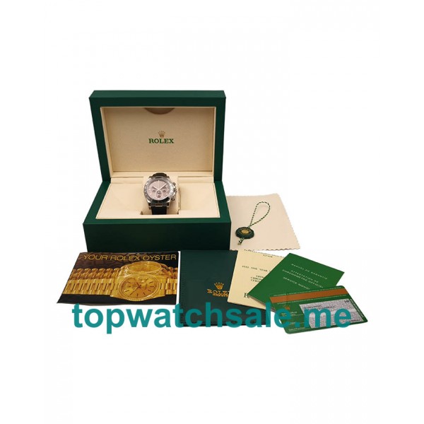 UK AAA Quality Rolex Daytona 116519 Replica Watches With Grey Dials For Men