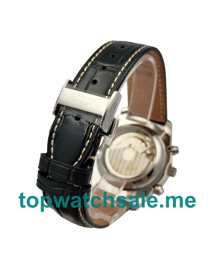 UK Swiss Movement Replica Longines Master L2.673.4.78.3 - 40 MM With White Dials For Men