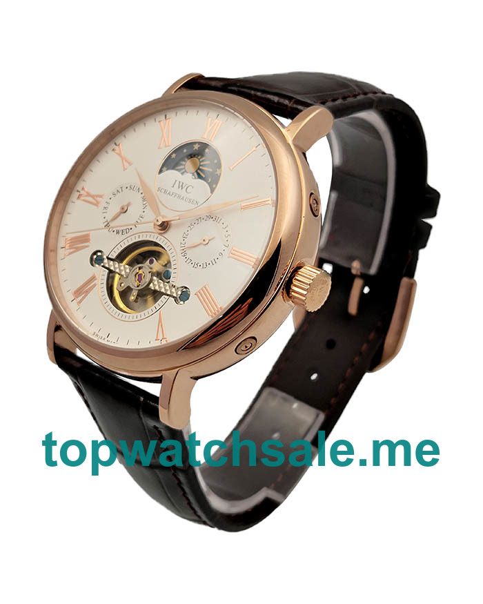 UK 44MM White Dials IWC Portofino 171740 Replica Watches
