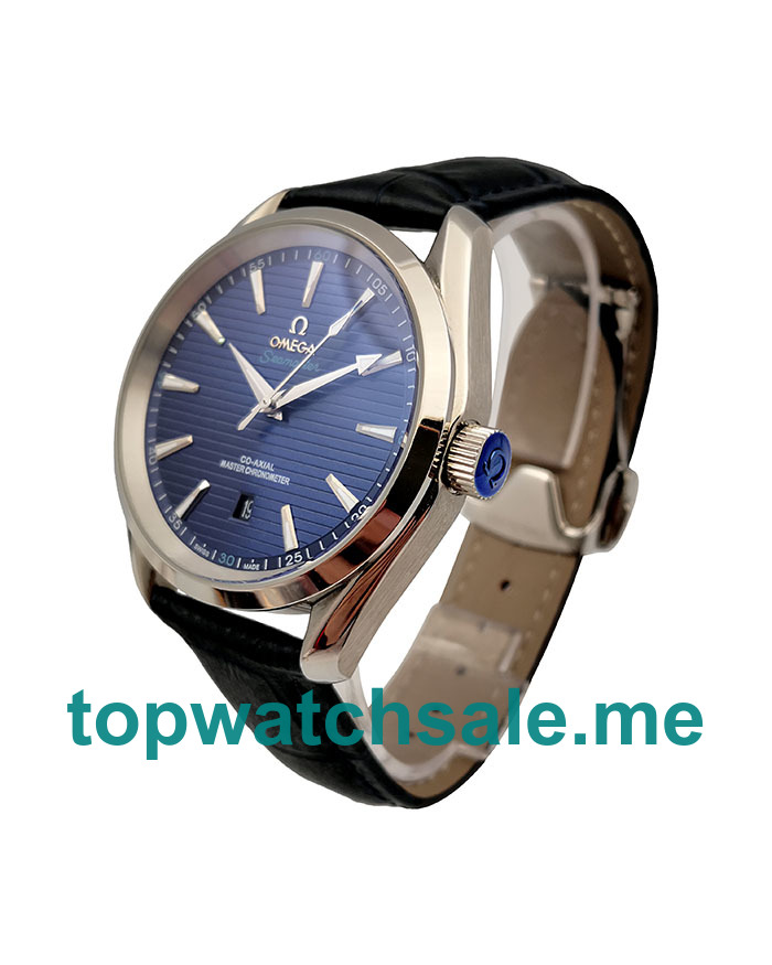 UK 40MM Blue Dials Omega Seamaster Aqua Terra 150 M 220.13.41.21.03.001 Replica Watches