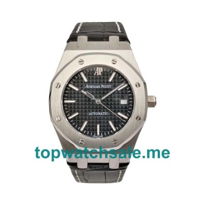 UK 41MM Black Dials Audemars Piguet Royal Oak 15300ST.OO.1220ST.01 Replica Watches