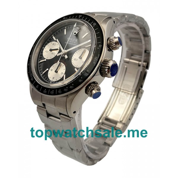 UK AAA Quality Rolex Daytona 6263 Replica Watches With Black Dials For Men