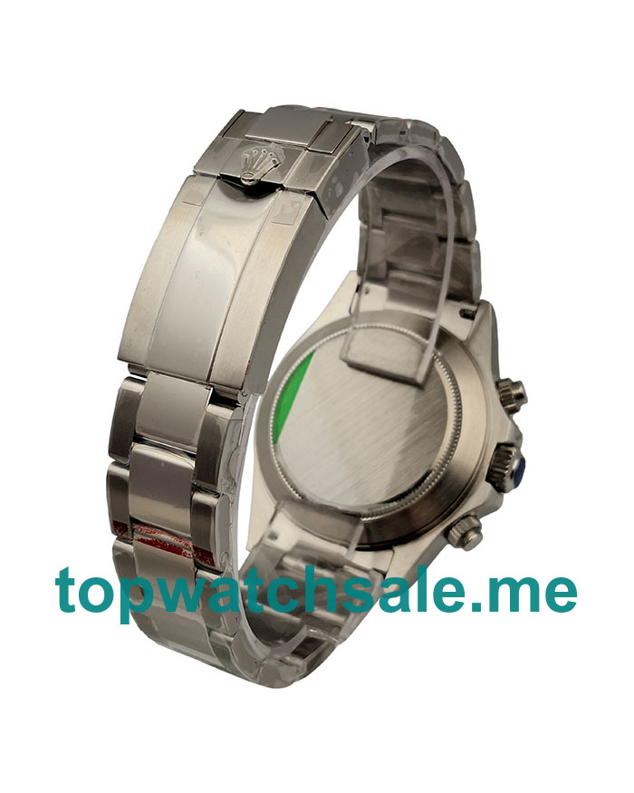 UK AAA Online Replica Rolex Daytona Cosmograph 116500LN N Stainless Steel Black Dial Swiss 4130 Run 6@SEC Watches For Sale