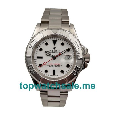 UK Perfect Replica Rolex Yacht-Master 16622 Watches With White Dials For Men