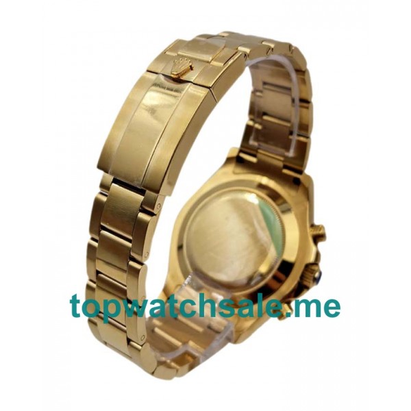 UK Swiss Made Replica Rolex Yacht-Master II 116688 JF Yellow Gold White Dial Swiss 7750 Watches