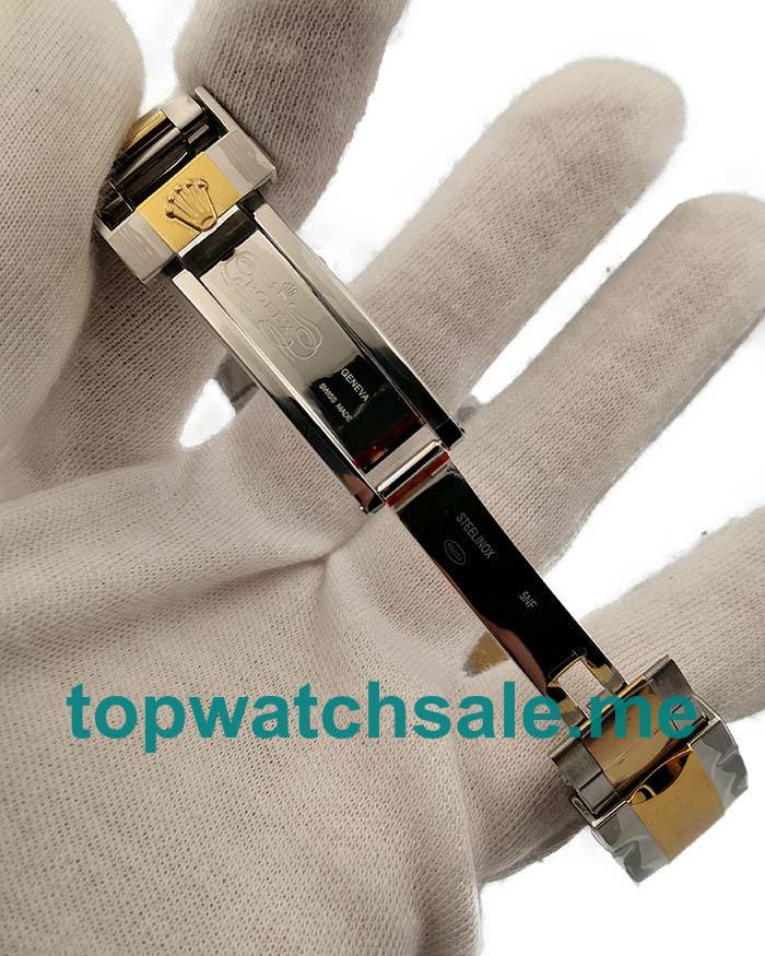 UK Perfect Replica Rolex Daytona Cosmograph 116503 3A 18K Yellow Gold Wrapped & Stainless Steel 904L Champagne Dial Swiss 7750 Run 6@SEC